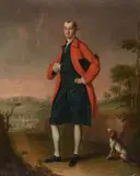 Portrait of O.T by Robert Pyle, 1761, Oil on canvas, sold Jul 2019