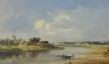 The Devonshire River by Alfred Vickers, 1841, Oil on panel, sold Jul 2019