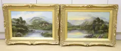 Betys-y-Coed, N-Wales by E C Mulready, oil on canvas, sold Aug 2021