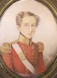 Miniature portrait of an army officer by Guglielmo Faija, 1831, watercolour on paper, sold Aug 2021
