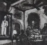 Monotype on paper by Peter Spens, print (other), sold Aug 2021