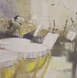 Limited edition print by Bernard Dunstan, 1979, print, offered Aug 2021
