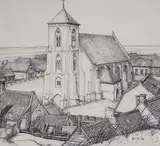 Zootelande by Robert Austin, etching, sold Aug 2021