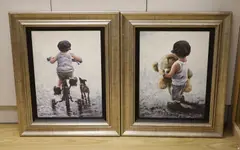 The Great Escape, 166/195 & Teddy Boy, 152/195, both with COA, 50 x 37cm by Keith Proctor, oil, sold Aug 2021