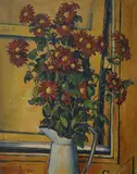 Fleurs by Llewelyn Petley Jones, 1940, oil on canvas, sold Aug 2021