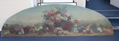 Still life of flowers by Julien Stappers, 1918, oil on canvas, sold Aug 2021