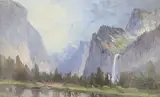 Yossemite Valley, San Francisco by Arthur W. Best, 1912, oil on canvas, sold Jul 2021