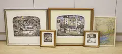 Untitled by Graham Clarke, watercolour, sold Jul 2021