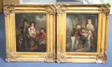 The Sailor’s Child’ oil on panel and companion piece ‘Charity to a Soldier by William Redmore Bigg, oil on panel, sold Jul 2021