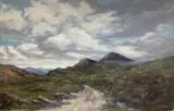 On The Ten Hands, monogrammed and dated 1916, 39 x 62cm by John Ballantyne, 1916, oil on canvas, sold Jul 2021