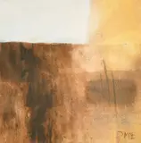 Landscape Meditation I' and 'Landscape Meditation V by Jonny McEwen, acrylic on paper, offered Nov 2022