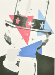 Uncle Sam by Andy Warhol, lithograph, sold Nov 2022