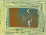 Untitled by Sunil Patel, acrylic, sold Nov 2022