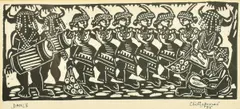 Dance by Chittaprosad Bhattacharya, print, sold Nov 2022