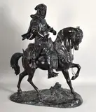 And EMILE GUILLEMIN by Alfred Barye, BRONZE, sold Nov 2022