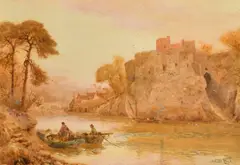 Chepstow by Stuart Lloyd, watercolour, offered Nov 2022