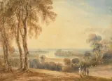A view of the Thames at Richmond by Anthony Vandyke Copley-Fielding, watercolour, sold Nov 2022