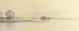 On Wroxham Broad by Robert Winter Fraser, watercolour, sold Nov 2022