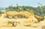 Donga by Gary M. James, oil on panel, offered Oct 2022
