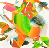 Thought Modelled Through Touch by Anthony Francis, acrylic and collage on canvas, sold Oct 2022