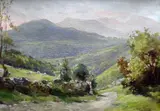 Entitled verso 'Towards by Robert Fowler, oil on canvas, sold Jul 2018