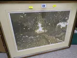 Print - woodland scene by Keith Andrew limited edition, print, sold Jun 2018