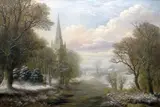 Untitled by Charles Leaver, oil on canvas, sold Jun 2018