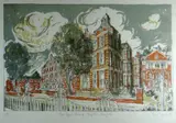 The Royal Gwent Hospital, Newport by Mary Traynor limited edition, 1990, print, sold Jun 2018