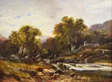 Untitled by Franz Hoepfner, oil on canvas, sold Apr 2018