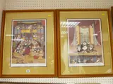 Encore' and one other (80/850) titled 'O Sole Meow by Linda Jane Smith framed limited edition, print, sold Apr 2018