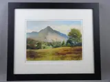 Print - Cnicht from Croesor by Gerald V Gadd coloured limited edition, print, sold Mar 2018
