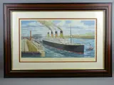 Titanic Ready for Trials by Simon Fisher signed limited edition, print, sold Mar 2018