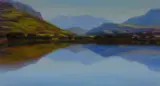 Snowdon from Padarn Lake by Steven Jones limited edition, print, offered Mar 2018