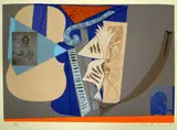 Beethoven Suite with Variations' entitled 'Violon D'Ingres by Ceri Richards limited edition, lithograph, offered Mar 2018