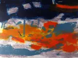 Entitled 'Hydref by Mary Lloyd Jones limited edition, lithograph, sold Mar 2018
