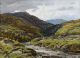 Entitled verso 'Ten Miles to by Thomas Huson, oil on canvas, sold Mar 2018