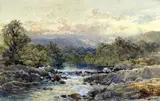 The River Lledr, North Wales by John Syer, 1868, watercolour, sold Mar 2018