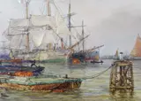 Untitled by Arthur Wilde Parsons, 1907, watercolour, sold Mar 2018