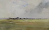 Historical by Thomas Lindsay, watercolour, sold Mar 2018