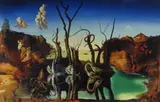 Swan Reflecting Elephants by Salvador Dalí limited edition, print, sold Mar 2018