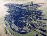 The Whirlpool by Gertrud Hermes Obe limited edition, 1970, linocut, sold Mar 2018