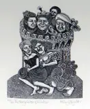 The Merry Wives of Windsor by Hilary Paynter limited edition, engraving, sold Mar 2018