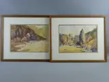 Watercolours by Edwin Glasgow, 1929, watercolor, sold Jan 2018