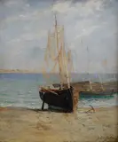 Untitled by Anton Austen, oil on canvas, sold Dec 2017