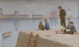 Untitled by Farquhar McGillivray Knowles, oil on panel, sold Dec 2017
