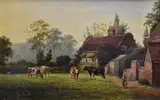 Untitled by William P. Cartwright, oil on canvas, sold Dec 2017