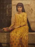 Untitled by Walter Charles Horsley, 1887, oil on canvas, sold Dec 2017