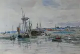 Untitled by Alexander Ballingall, 1894, watercolour, sold Dec 2017