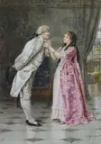Untitled by George Goodwin Kilburne, watercolour, sold Dec 2017