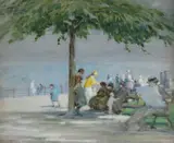 Untitled by Robert Jones, oil on canvas, sold Dec 2017